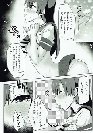 Chihaya to Icha Love Ecchi suru Hon ~Asedaku Seifuku Hen~ Page #10