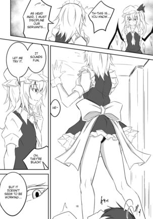 Koumakan de Daiji na Tokoro o Kerareru Hon | A book about getting kicked in important parts at the Scarlet Devil Mansion - Page 18