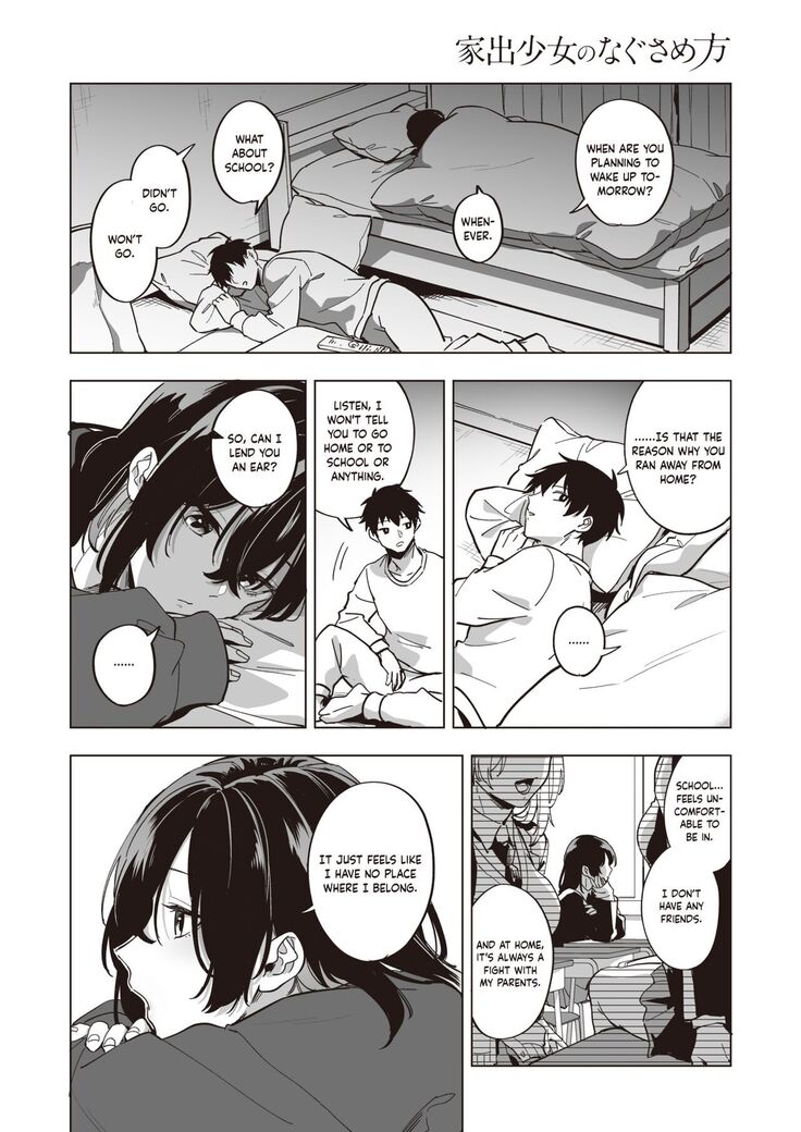 How to comfort a runaway girl