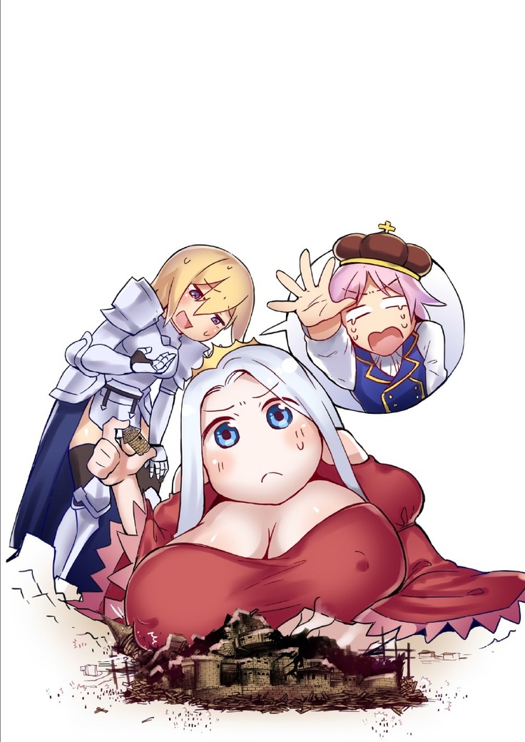 A Giant Female Knight, to the empire