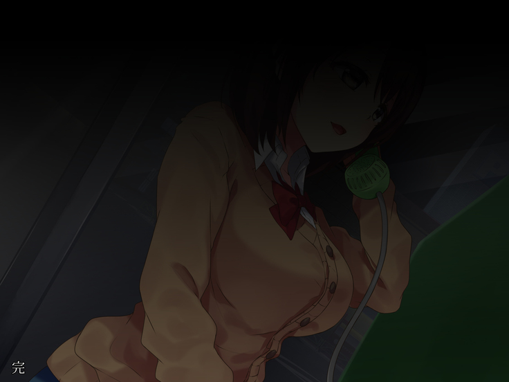 電話ボックスの中でオヤジチ○ポにハメられた少女