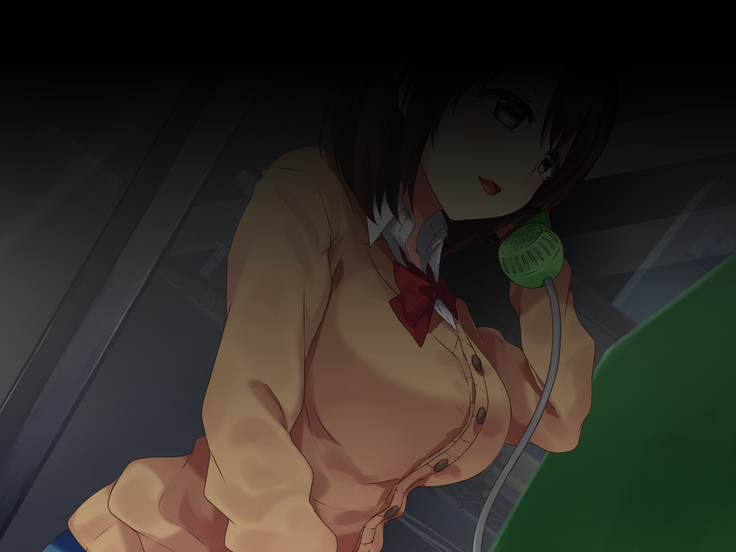 電話ボックスの中でオヤジチ○ポにハメられた少女