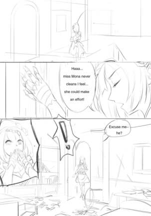 Mona's curse : the big cleanup - Page 1