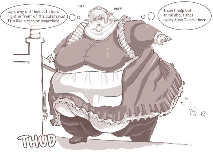 A Regular Weekday for a Cute, Super-Obese Elf