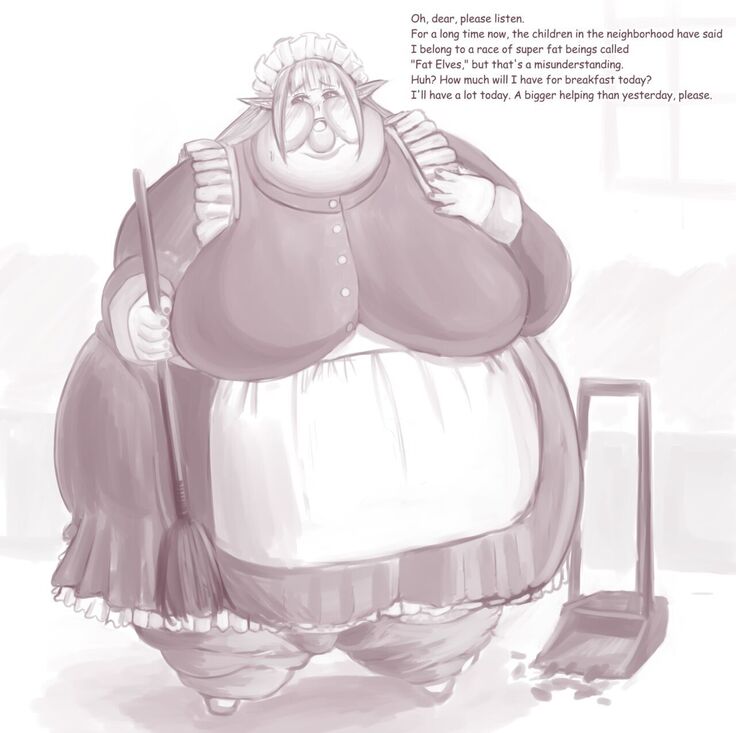 A Regular Weekday for a Cute, Super-Obese Elf