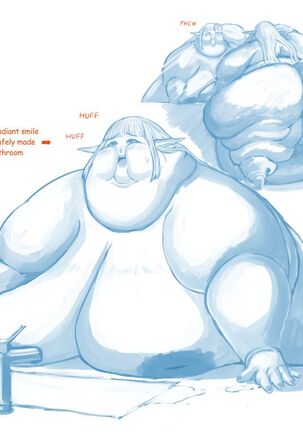 A Regular Weekday for a Cute, Super-Obese Elf Page #15