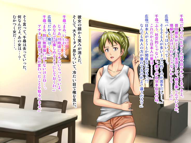 Working Holiday de Kaigai ni Sundeiru Kanojo ni Ai ni Itta Kekka…。