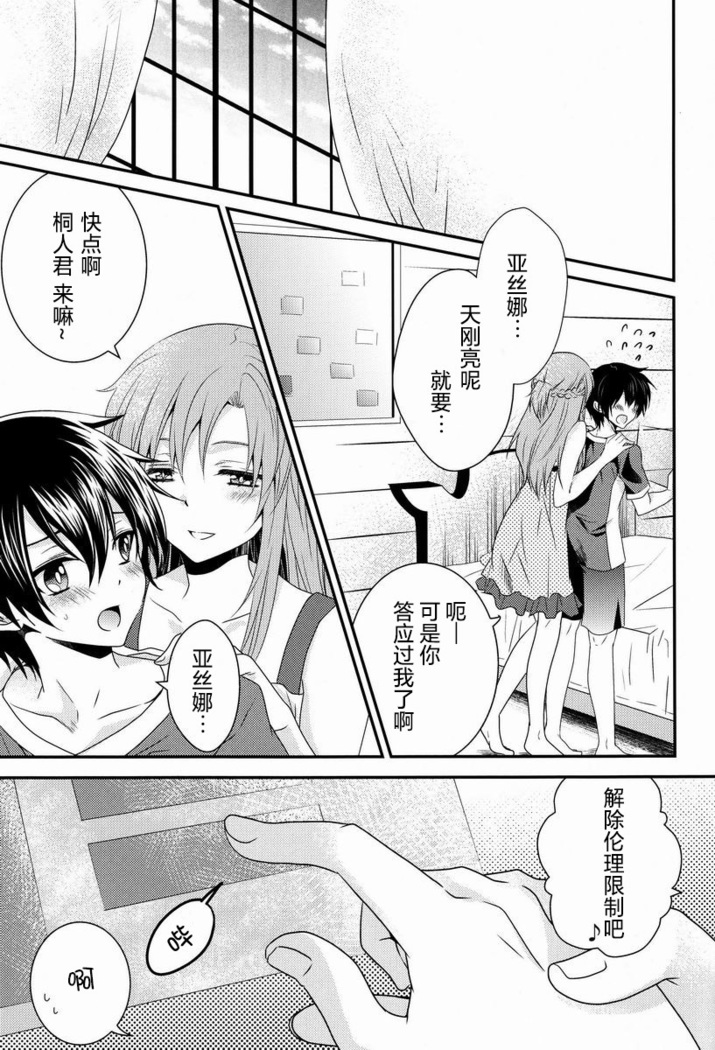 Koisuru Asuna wa Setsunakute Kirito-kun o Omou Totsui Ijiwaru Shichauno | 热恋中的亚斯娜想与桐人这样那样
