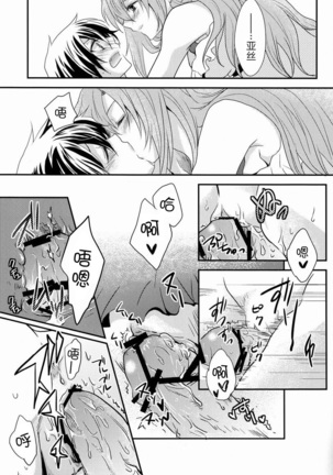 Koisuru Asuna wa Setsunakute Kirito-kun o Omou Totsui Ijiwaru Shichauno | 热恋中的亚斯娜想与桐人这样那样 - Page 17