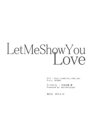 Let me show you Love