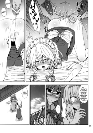 Alice and Patchouli's Night Play Time!! - Page 4