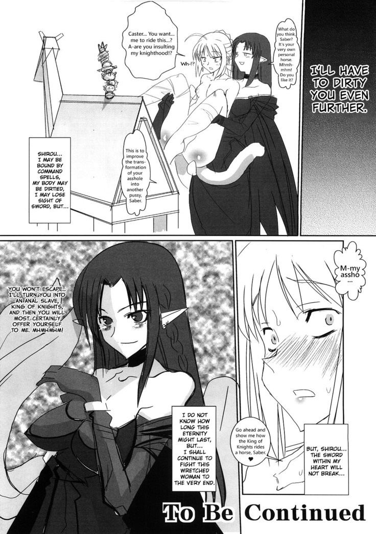 Kishiou Kougyaku Seido | Saber Anal Slave