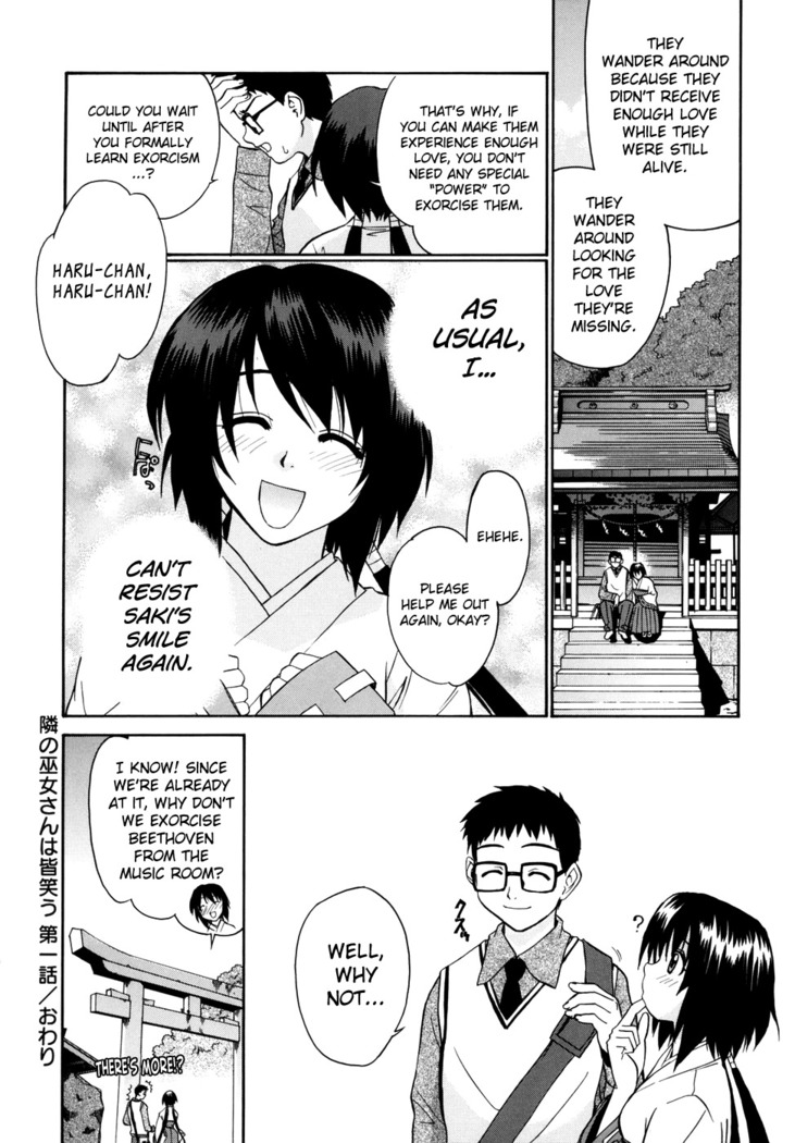 Tonari no Miko-san wa Minna Warau Ch.1-9