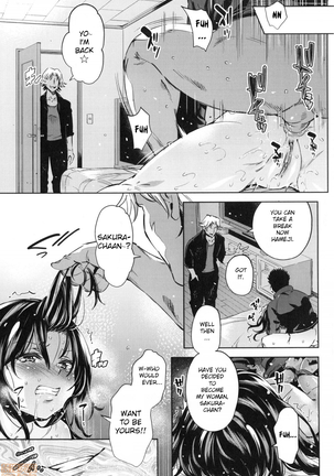 Galochi○chin ni katenakatta kanojo | The Girl Who Couldn't Win Against The Gyaru-oh Dick (decensored) Page #13