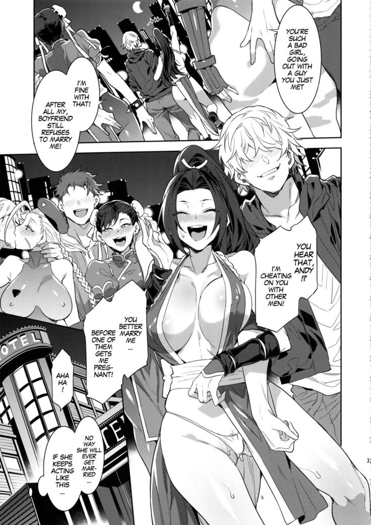 Kakutou Musume Yarimoku Goukon | Casual Sex Party With Fighting Game Gals