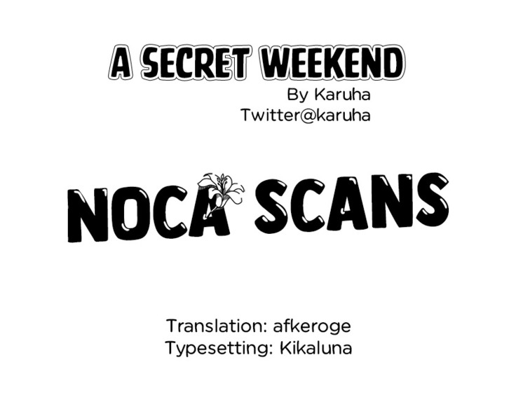 Naisho no Shuumatsu | A Secret Weekend