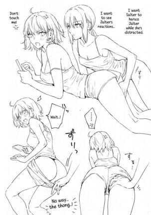 Artoria Alter x Jeanne Alter Sairokushuu Page #114