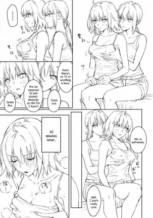 Artoria Alter x Jeanne Alter Sairokushuu Page #107