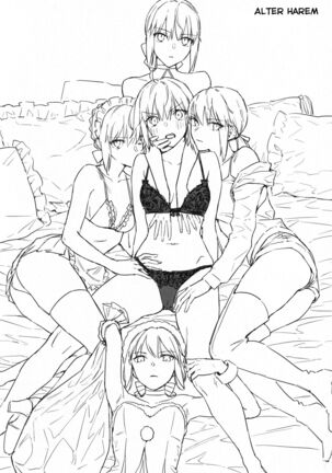 Artoria Alter x Jeanne Alter Sairokushuu Page #130