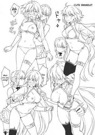 Artoria Alter x Jeanne Alter Sairokushuu Page #132
