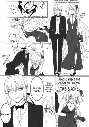 Artoria Alter x Jeanne Alter Sairokushuu Page #135