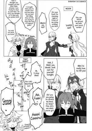 Artoria Alter x Jeanne Alter Sairokushuu Page #129