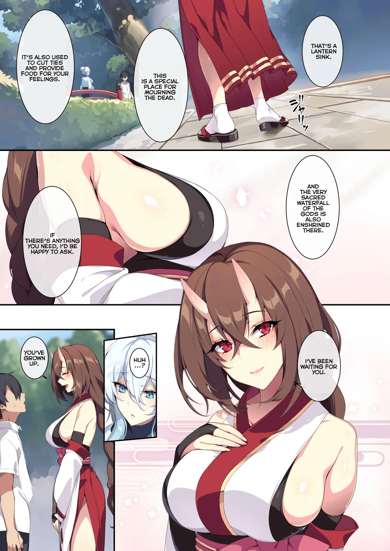 Read Hitozukiai Ga Nigate Na Miboujin No Yukionna-San To Noroi No Yubiwa 2  online for free  Doujin.sexy