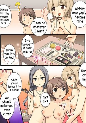 Leskko ni Otoko no Yosa o Oshieyou to Shitara Nyotaika Choukyou Sareta Ore | I wanted to teach these lesbians the good things about boys but ended being taught by them instead!? Page #32