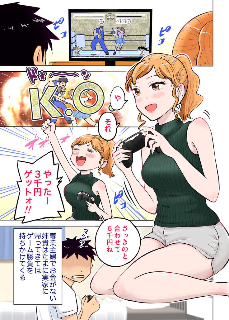 Nee-chan to Game Taiketsu de Ecchi na Onegaishitemita