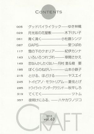 CRAFT Vol.63