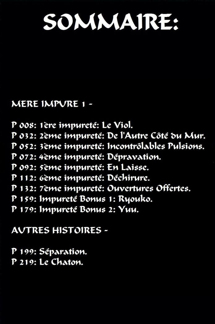 Tsumi Haha 1 - Mère Impure 1 Ch. 1-9