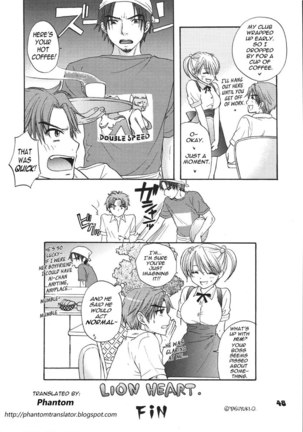 Setsunateki Mousou Shoujo - Lion Heart chapter - Page 40