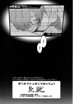 Boku no Mash no Kouhai Ryoku Page #31