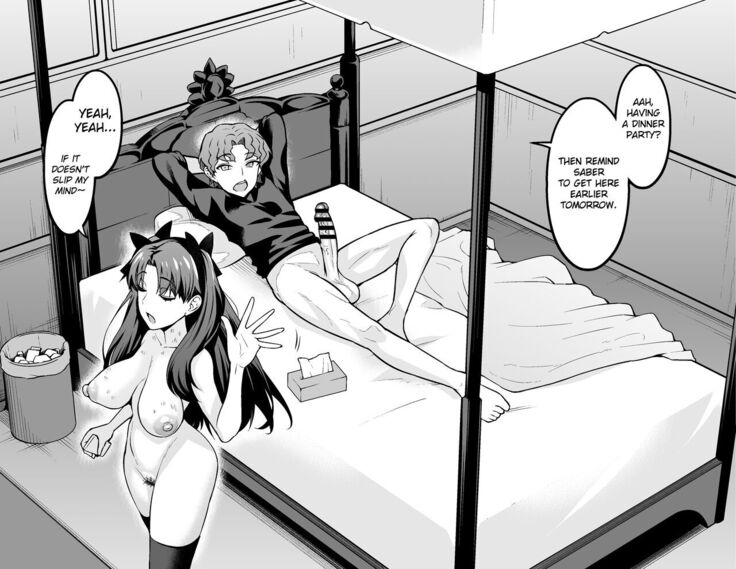 Tohsaka Rin, Shinji to Uwaki Sex Suru