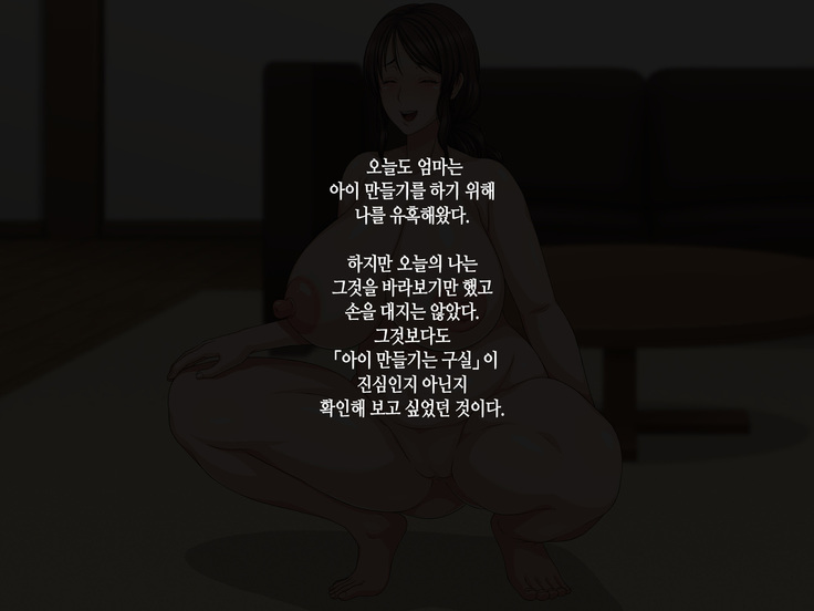 Kaa-san to Kozukuri Koushou | 엄마와 아이 만들기 협상