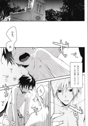 In The Dark -durarara doujinshi-