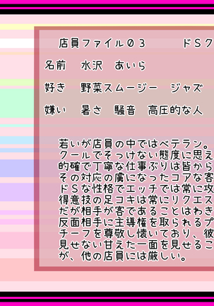 淫乱ピンクなエロカフェ店員　設定＋ Page #13