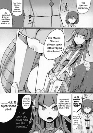 Koisuru Mecha Eli-chan to Josou Master | Lovestruck Mecha Eli-chan and Her Cross-dressing Master Page #9