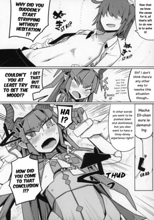 Koisuru Mecha Eli-chan to Josou Master | Lovestruck Mecha Eli-chan and Her Cross-dressing Master Page #11