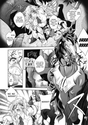 Juuyoku ni Kegareta Erufu Hime Kishi Sefiria | An Elf Sullied by Bestial Lust Princess Knight Sefiria Page #18