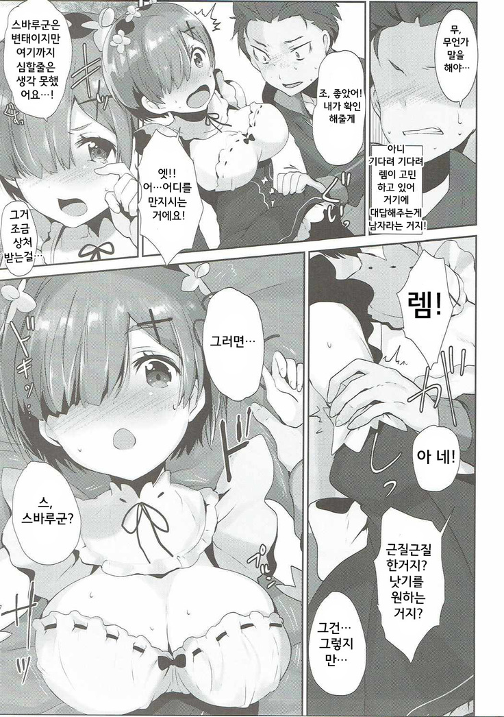 Rem no Ecchi na Nayami o Kaiketsu shitekudasai