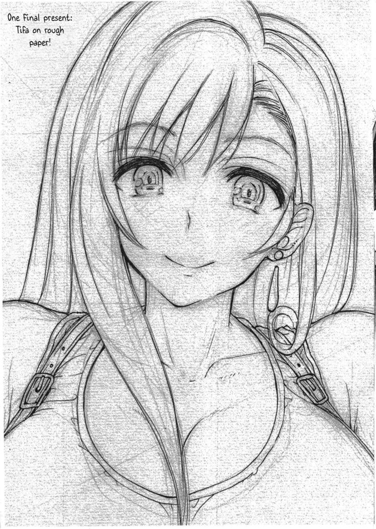 Futanari Doutei Tifa San -Junjou- Inran Mesuchinpo Kairaku Ochi + Paper