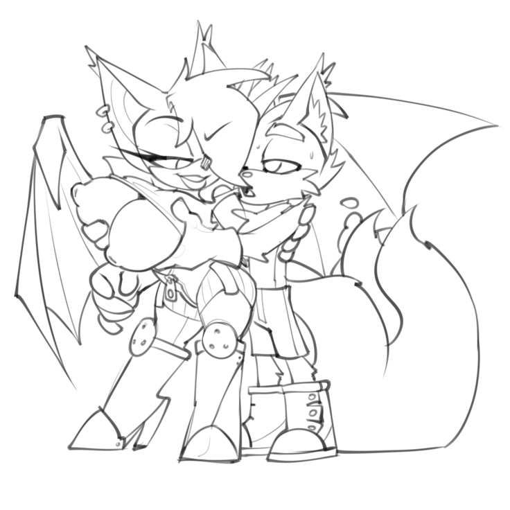 Rouge x Tails
