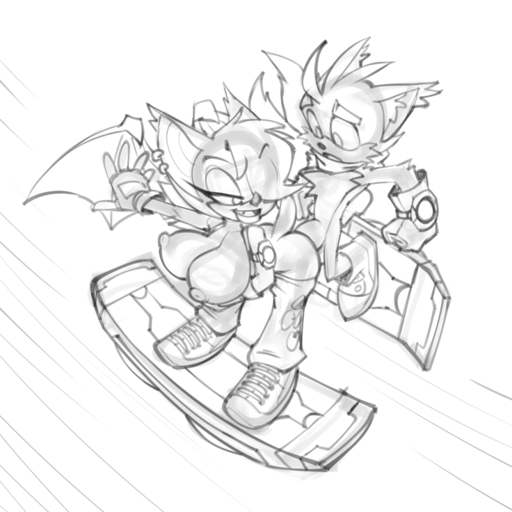 Rouge x Tails