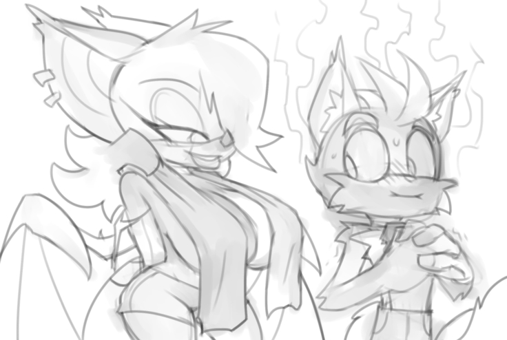 Rouge x Tails