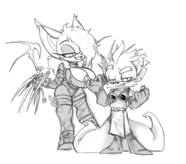 Rouge x Tails
