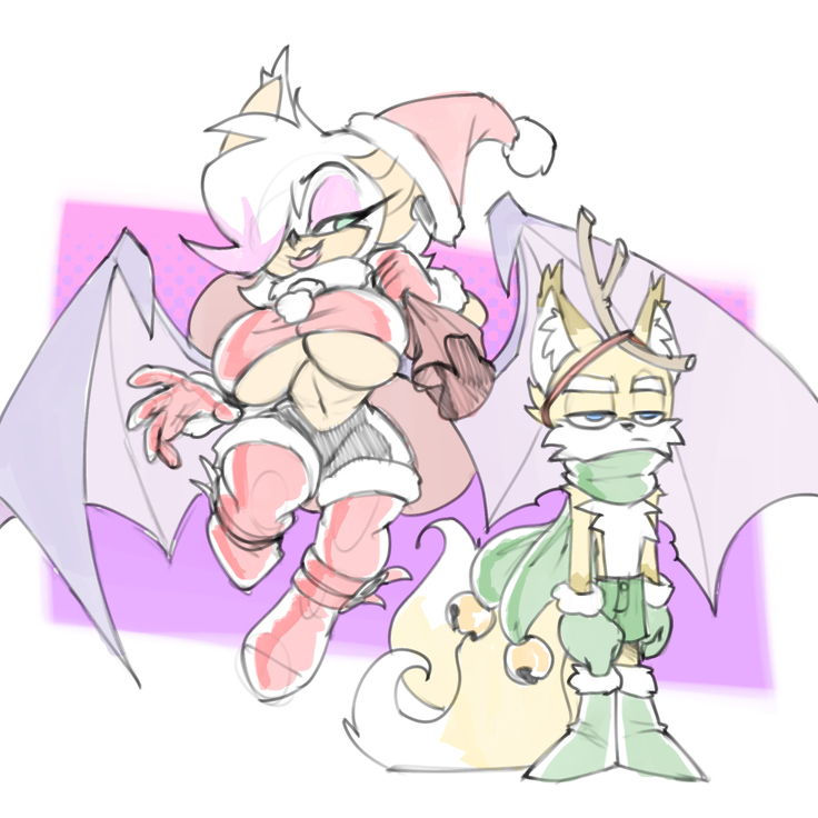 Rouge x Tails