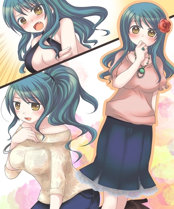 Feminized Sagi and Hero Shoukan