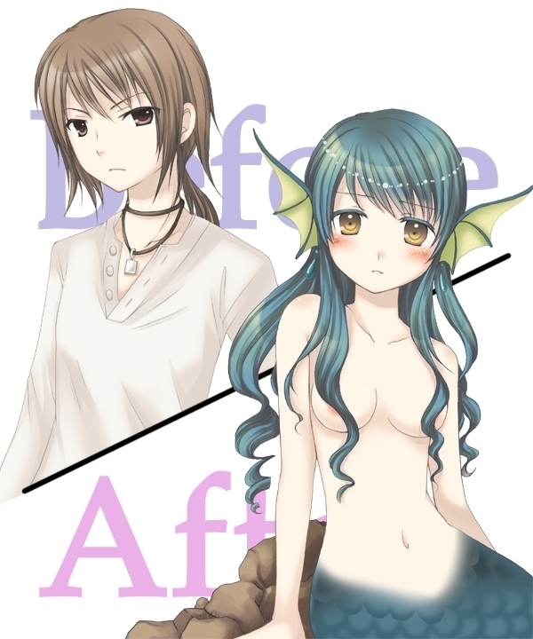 Feminized Sagi and Hero Shoukan