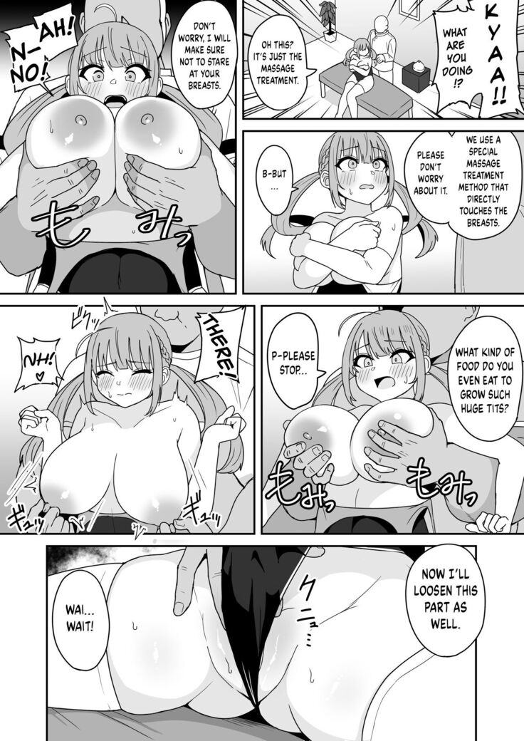 Massage-Ten de Sekuhara Sareru Aqua-chan | Aqua-chan Gets Sexually Harassed at a Massage Parlor